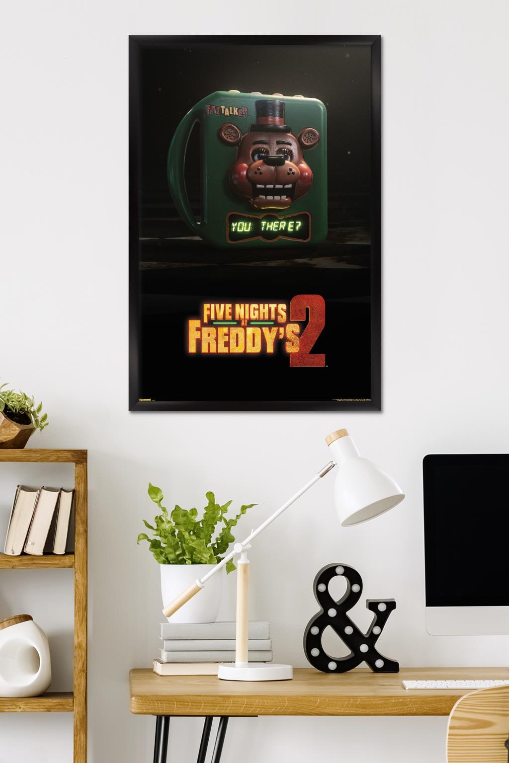 Five Nights at Freddy's Movie 2 (2025) - Teaser One Sheet Wall Poster, 22.375" x 34" Framed