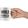 thumbnail image 3 of World's Greatest Funcle Guaranteed- Funny Gift for Uncle-11oz White Coffee Mug for Uncle-Novelty Humorous Mugs for Men, 3 of 4