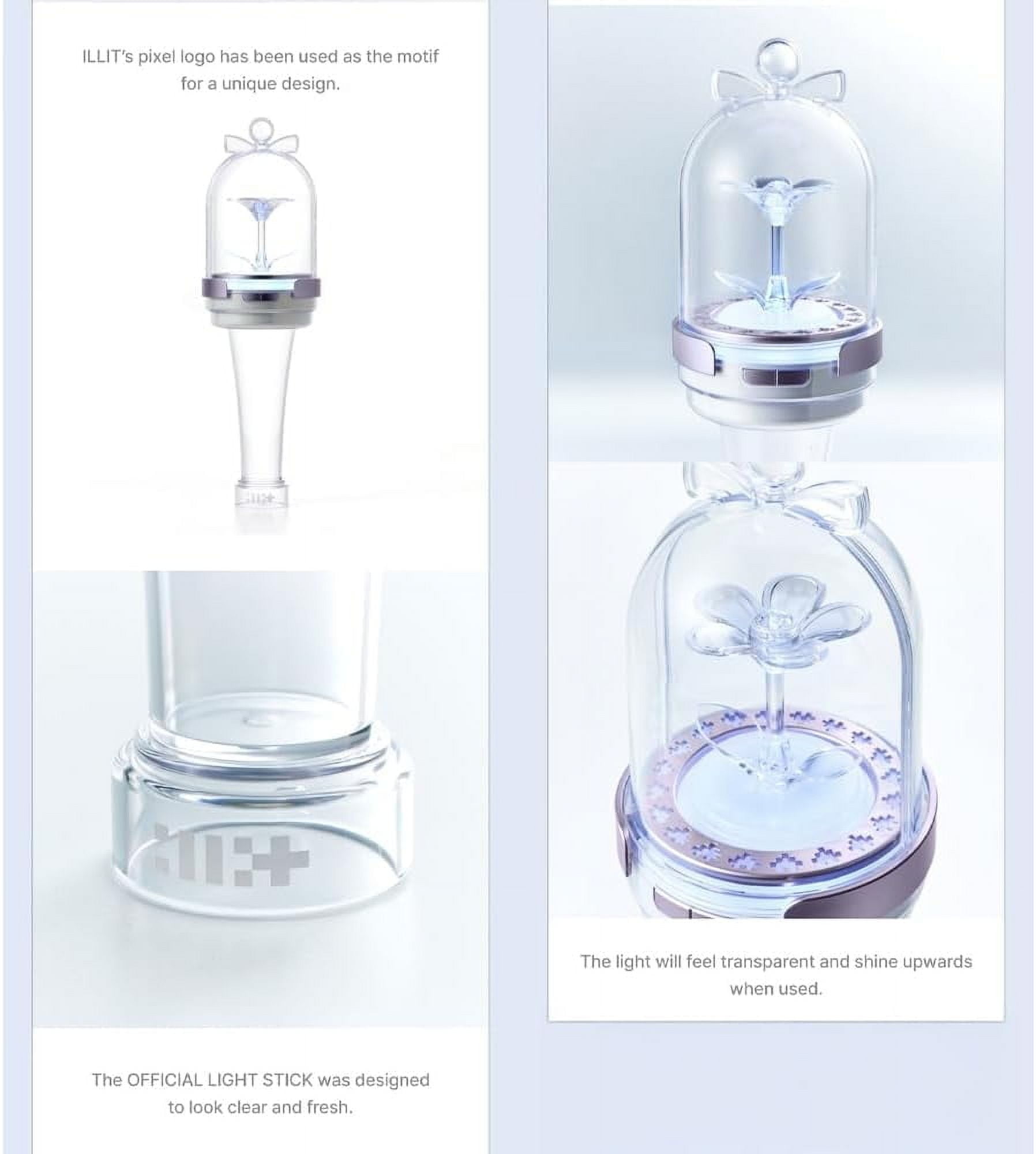 アイドル ILLIT OFFICIAL LIGHT STICK ILLIT Official Lightstick - Walmart.com