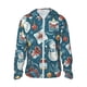 thumbnail image 1 of Balery Christmas Snowman Gift Sudadera ligera de manga larga con capucha y protección solar UPF 50+ para hombre y mujer, ideal para pesca y running-Medium, 1 of 7
