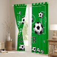 thumbnail image 3 of Castle Fairy Eat Sleep Soccer Curtains Pack of 2 (42x84 Each),Sport Curtains Blackout, 3 of 6