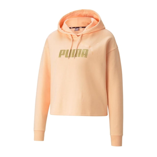 Sudadera Puma ESS + Cropped para Mujer 586891-27 naranja claro XS Puma 586891-27 SUD. ESS + CROPPED