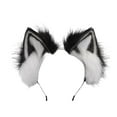 thumbnail image 1 of Justharion Animal Hair Hoop Shapable And Inner Iron Wire Performance Look No Shedding Shows Black and white 1Set, 1 of 6