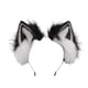 thumbnail image 1 of Minnieouse Aro de pelo de animal, artesanía exquisita, amplia aplicación, no tóxico, dura todo el día, diadema con orejas, orejas Disfraces de disfraces En blanco y negro, 1 of 6