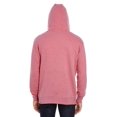 thumbnail image 3 of Unisex Triblend French Terry Hoodie - CARDINAL HEATHER - 2XL, 3 of 3