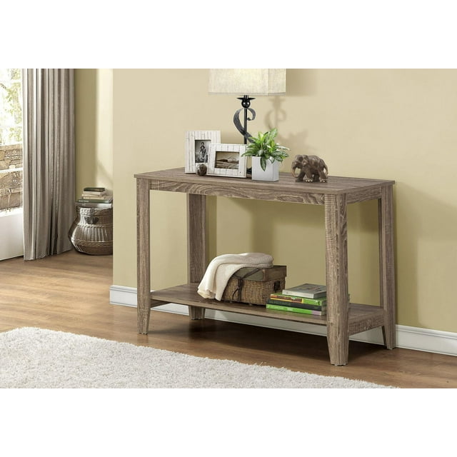 Monarch Specialties Accent Table, Console, Entryway, Narrow, Sofa, Living Room, Bedroom, Laminate, Brown, Transitional