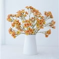 thumbnail image 7 of FENGGHAO Single Stem Artificial Myrtle Flower Realistic Faux Floral Stem For Vase Arrangement Wedding Centerpiece Champagne, 7 of 7