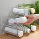 thumbnail image 4 of Organizador apilable de vino Matsuzay para botellas pequeñas de plástico color verde, 4 of 6