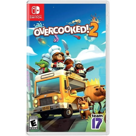 Nintendo Switch Lite Coral with Overcooked! 2 and Mytrix Accessories NS Game Disc Bundle Best Holiday Gift