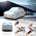 thumbnail image 4 of Silver Weatherproof Car Cover - PEVA with Cotton, SUVs up to 193”, 4 of 6
