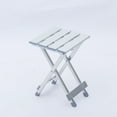 thumbnail image 4 of IFANLANDOR Folding Stools Adults Portable Aluminum Alloy Outdoor Use 1Set, 4 of 8