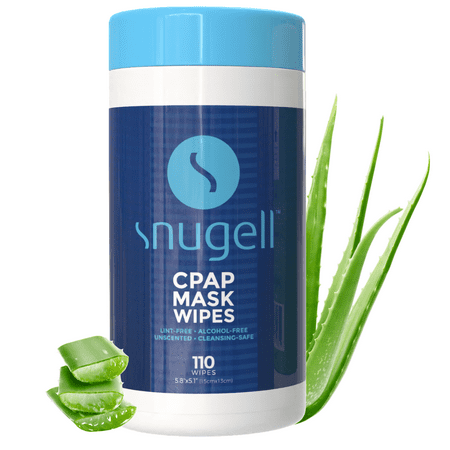 Snugell CPAP Masks Wipes 110 Count Aloe Vera