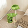 thumbnail image 4 of Gymax 38'' Cute Cat Tree Cat Condo Furniture w/ Fully Wrapped Sisal Scratching Posts, 4 of 10