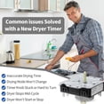 thumbnail image 2 of APPLAYERR W10185982 WPW10185982 Dryer Timer Metal+Plastic Direct Fit For Whirlpool Amana Crosley Dryers, 2 of 10