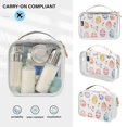 thumbnail image 5 of Easter Eggs Flowers Clear Cosmetic Bags with Handles PVC Toiletry Bags Zipper Waterproof Portable for Traveling 2 Pcs, 5 of 7