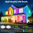 thumbnail image 4 of Luz exterior LITSOUL, 500 pies, impermeable, RGB, tira LED IP67, 4 of 7