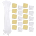 thumbnail image 1 of Shisuyan Attaches Polyvalentes Blanches 100 Pcs 0.79x0.79 Po, 1 of 8