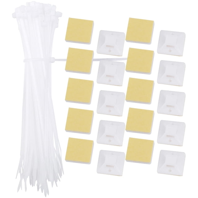 Shisuyan Attaches Polyvalentes Blanches 100 Pcs 0.79x0.79 Po