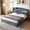 Dark Gray2, variant on BSHTI Beige Linen Twin Bed Frame with Under-Bed Storage Drawer – Sturdy Platform Bed Base, No Box Spring Needed – Upholstered Frame for Bedroom, Guest Room, Small Space