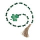 thumbnail image 1 of Irish Bead Garland with Shamrock Charm and Tassel for St. Patrick's Day Farmhouse Decor, 1 of 5