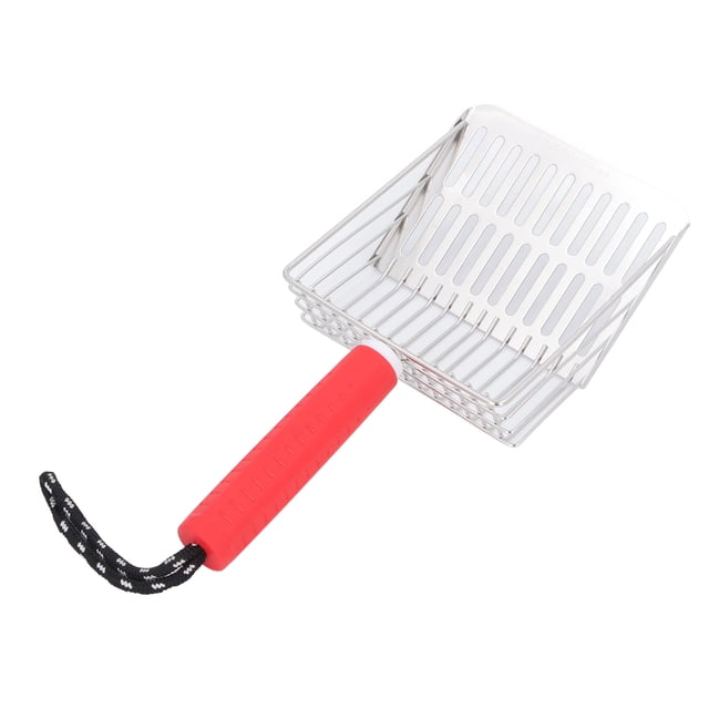Kitty Litter Scoop, Cat Litter Scoop, Stainless Steel Fast Filtration, Lightweight, Compact Storage for Cat Litter Box Cleaning, Easy Portability