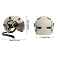 thumbnail image 2 of Greeniant Máximo Con Cara Abierta Para Ciclismo Abierto No Equipo De Ciclismo Con Un Casco De Moto Unisex Abierto Casco Firmemente Ciclismo Rosa claro, 2 of 6
