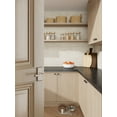 thumbnail image 7 of Baldwin Hd.Kin.R.Hfr Kingvale Non-Turning One-Sided Dummy Door Lever - Brass, 7 of 7