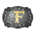 thumbnail image 2 of Hebilla De Cinturón De Vaquero Occidental, Hebillas De Cinturón De Flor Grabada Hombres Mujeres Niñas F Baoblaze Los hombres hebilla de cinturón, 2 of 8