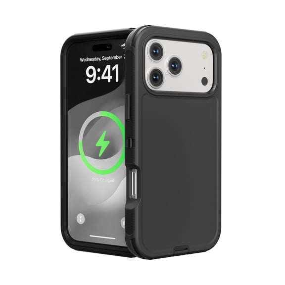 DualPro Protector Case for iPhone 17 Pro Max - Black