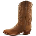 thumbnail image 4 of Abilene Men's Bison Leather Western Boot Medium Toe Tan 11.5 D(M) US, 4 of 5