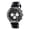 Silver Tone and Black, variant on Arthur Men's Silicone Watch 1092BARR