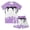 Light Purple, variant on Baby Boys Outfit 2 Piece Ice Cream Drip Baseball Crewneck Short Sleeve Tee Shirts and Summer Drawstring Shorts Wine,2-3 Years