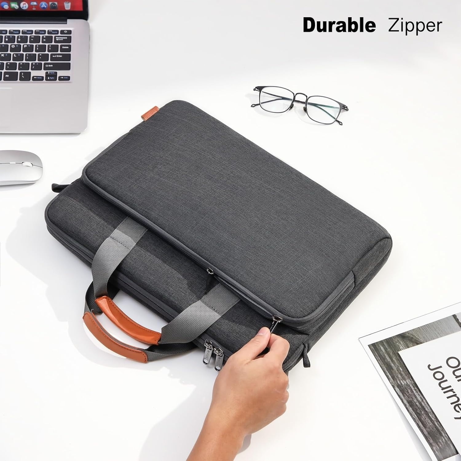 Mirlewaiy Laptop Sleeve Case Bag Compatible with HP Lenovo Dell ASUS Acer 14 inch, HP Stream 14, Dell Latitude 14/Inspiron 14,Lenovo IdeaPad/ASUS ZenBook 14-Grey