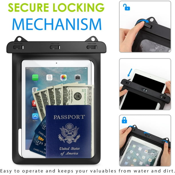 Étui Étanche pour Tablette, Pochette Sèche pour Nouvel iPad - Main Image