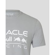 Red Bull Racing F1 Large Front Logo T-Shirt - Flame Scarlet/Grey/Night Sky/White