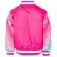 thumbnail image 3 of Chaqueta bomber Barbie para niñas pequeñas Varsity Bright Pink 4, 3 of 5