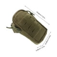 thumbnail image 2 of ETHZZLE Exercise Arm Sleeve Arm Bag Polyester Green Adjustable Size for Outdoor Activities 1Pcs, 2 of 6