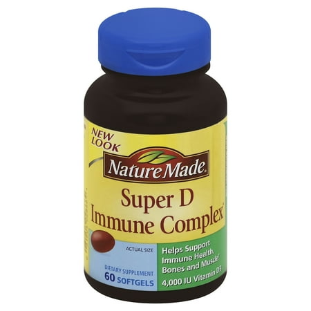 NATURE MADE Super D Immune Complex, Softgels, 60.0 CT