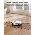 thumbnail image 2 of ILIFE Robot Aspiradora y Trapeador, V3s Pro Actualizado, Compatible con 2.4GHz WiFi/Alexa/Google, 120mins, 3000Pa, 2 en 1 Robot Aspirador Mopa, Ruta de Senda, para Pelo de Mascota, Alfombra (V3x), 2 of 5