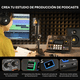 thumbnail image 4 of Mezcladora Bloosom  Interfaz De Audio Podcast Stream Negro, 4 of 4