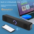 thumbnail image 4 of Altavoz Bluetooth 350TS largo con botón USB para computadora, subwoofer de audio con cable, 4 of 4