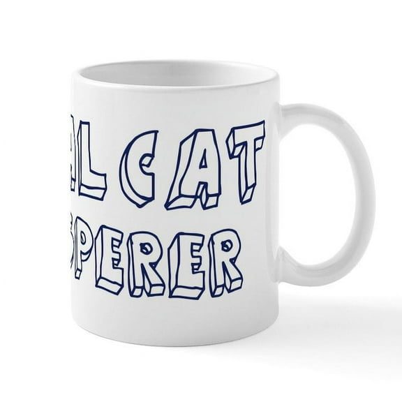 CafePress - Feral Cat Whisperer Mug - 11 oz Ceramic Mug - Novelty Coffee Tea Cup