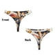 thumbnail image 3 of Balery Cute Forest Mushrooms Tangas de Algodón para Mujer con Estampado – Ropa Interior Sexy, Transpirable, G-string-4X-Large, 3 of 6