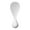 White, variant on Pekkaxy Food-Safe Silicone Rice Spoon, 6.9 Inch, Non-Stick & Heat-Resistant, Self-Standing Design for Easy Countertop Storage, Ideal for Serving Rice, Pasta, and Hot Dishes