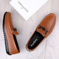 thumbnail image 6 of Spring Summer New Men's Casual Hollow Loafers Slip On Breathable Leather Flats Boat Shoes Driving Shoes Moccasins Comfort Walking Shoes, 6 of 12