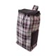 thumbnail image 1 of Bolsa de compras de tela Oxford plegable con bolsillos laterales, moderna Gris, 1 of 8