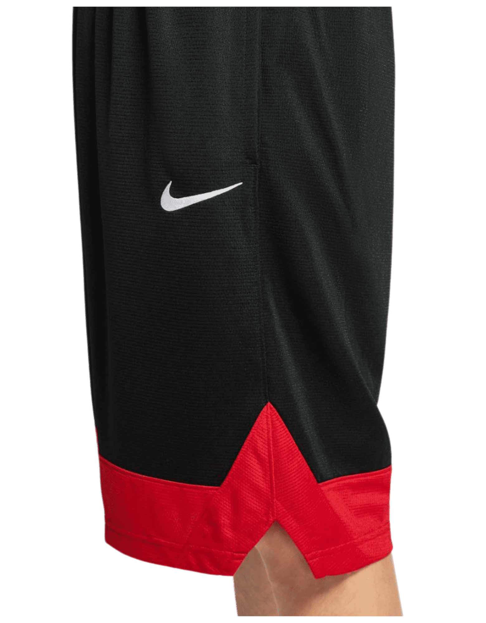 Nike Men's Dri-Fit Icon Basketball Shorts (Black/University Red/White, Small) Nike Men's Dri-Fit Icon Basketball Shorts (Black/University Red/White, Small)