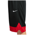 thumbnail image 5 of Nike Men's Dri-Fit Icon Basketball Shorts (Black/University Red/White, Small), 5 of 7