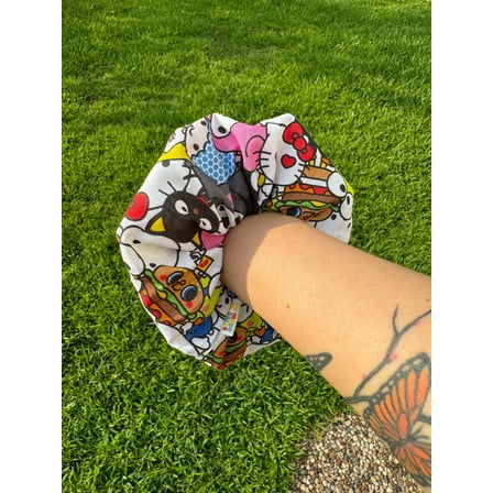 Hello Kitty and Friends Womens Scrunchie Hair Tie Ponytail