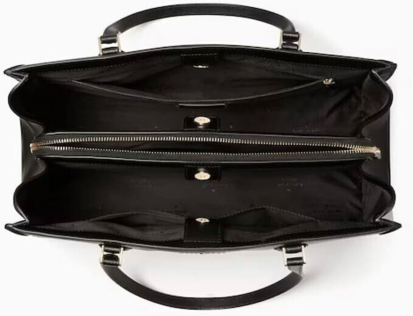 Kate Spade Madison Saffiano East West Leather Laptop Tote Black